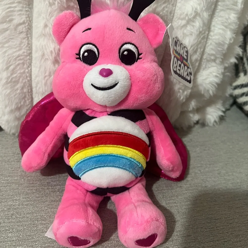 Care Bears fairy Pink Plush Toy - Picture 2 of 4